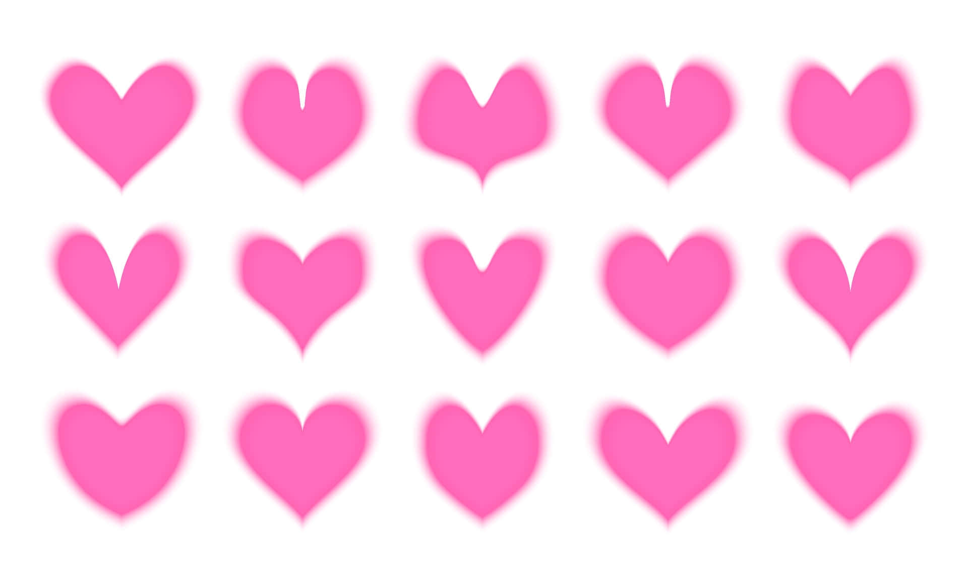 Pink Heart Pattern Background Wallpaper