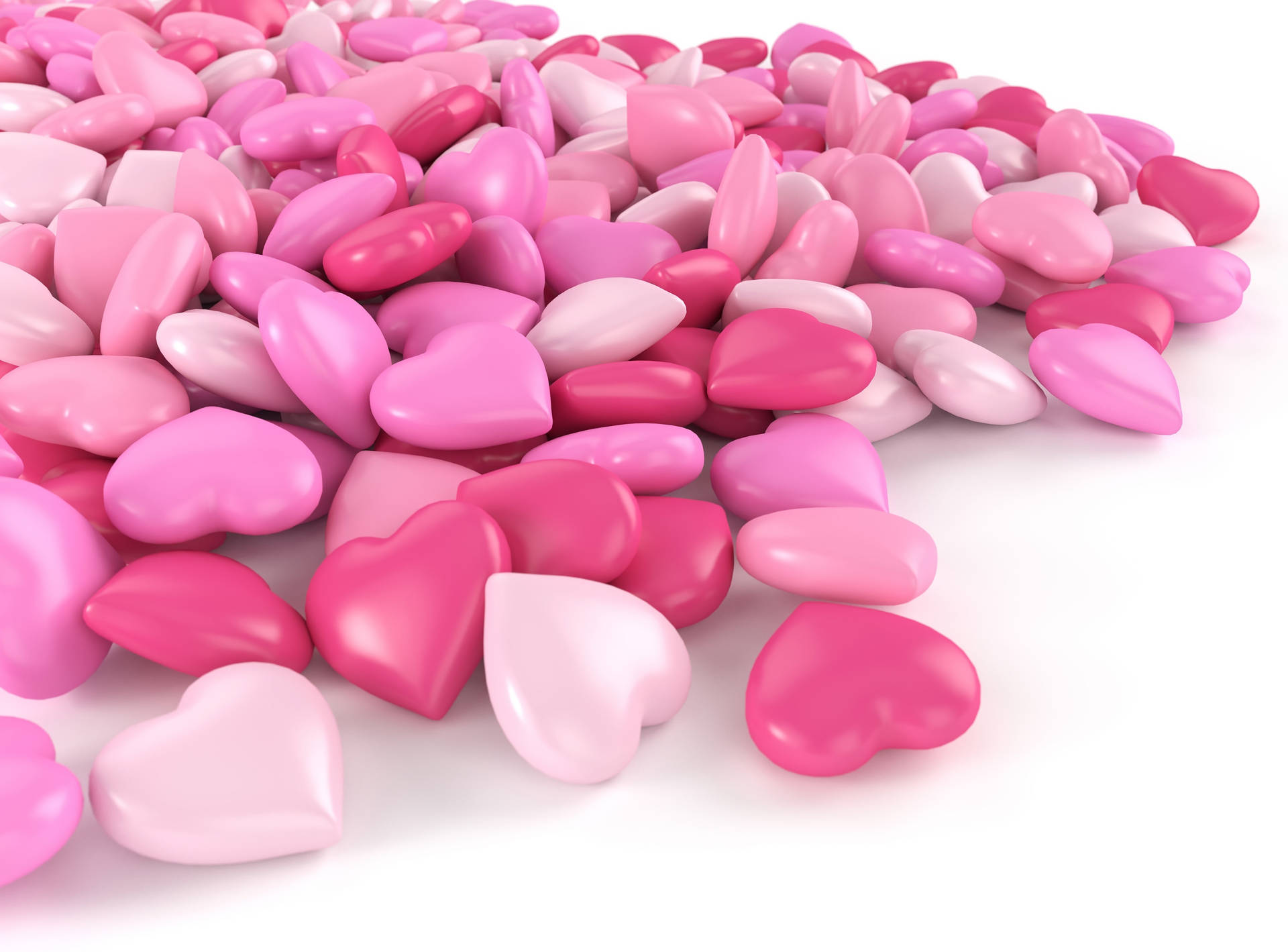 Pink Heart Stones