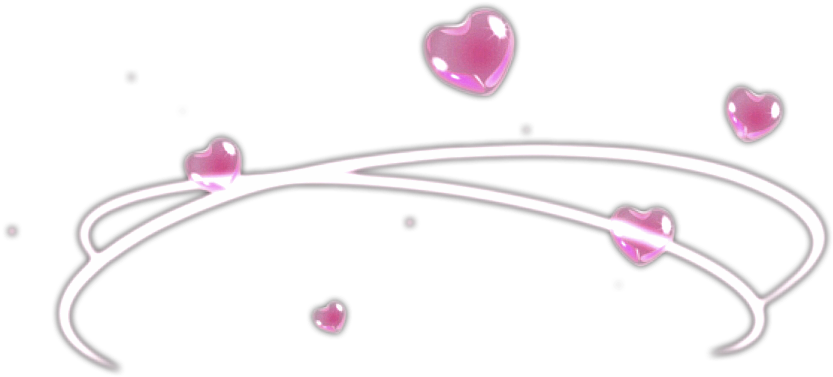 Pink Heart Swirl Effect PNG