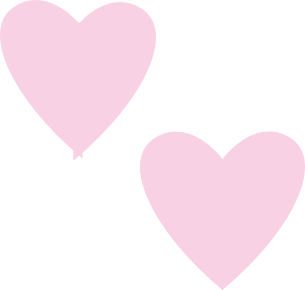 Pink Heart Vectorson Grey Background PNG