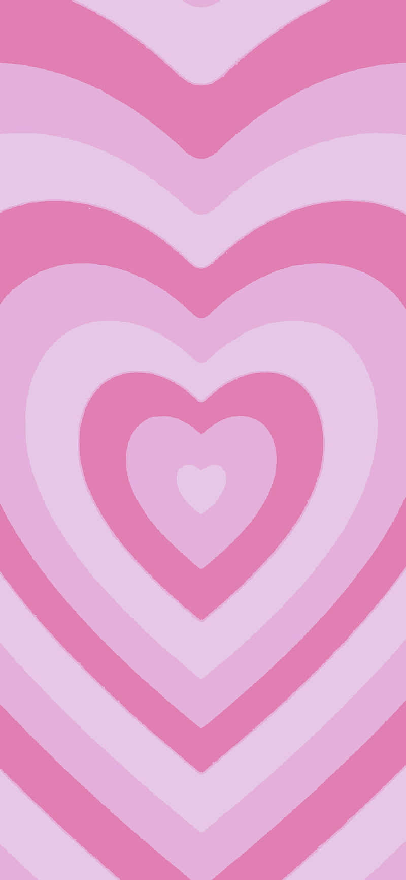 Pink_ Heart_ Waves_ Aesthetic.jpg Wallpaper