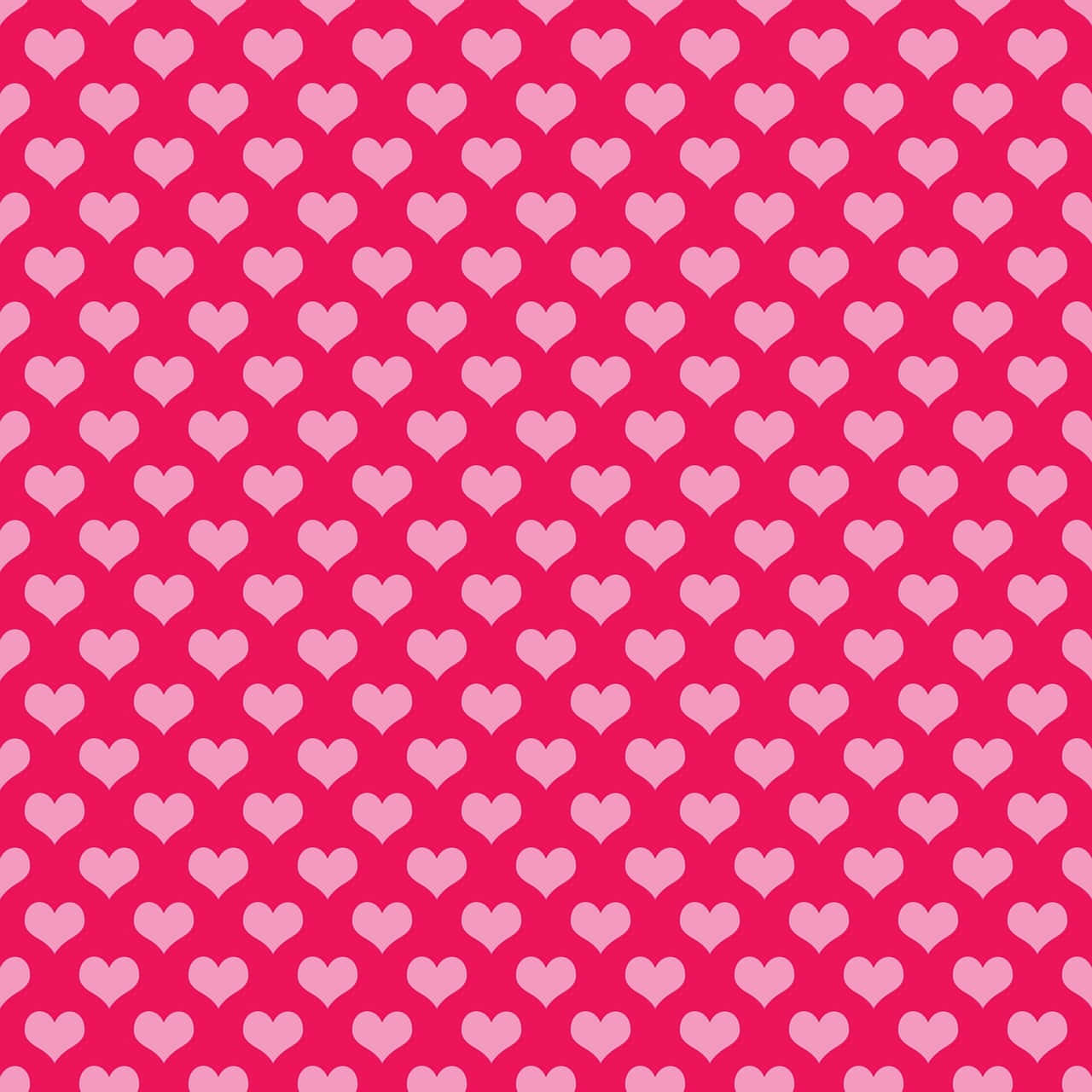 Seamless Mini Pink Hearts Background
