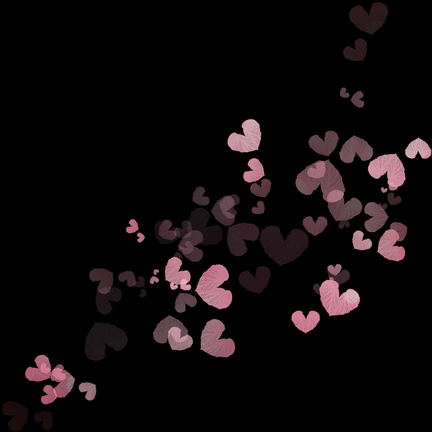 Pink Hearts Background 1433 X 1433 Background