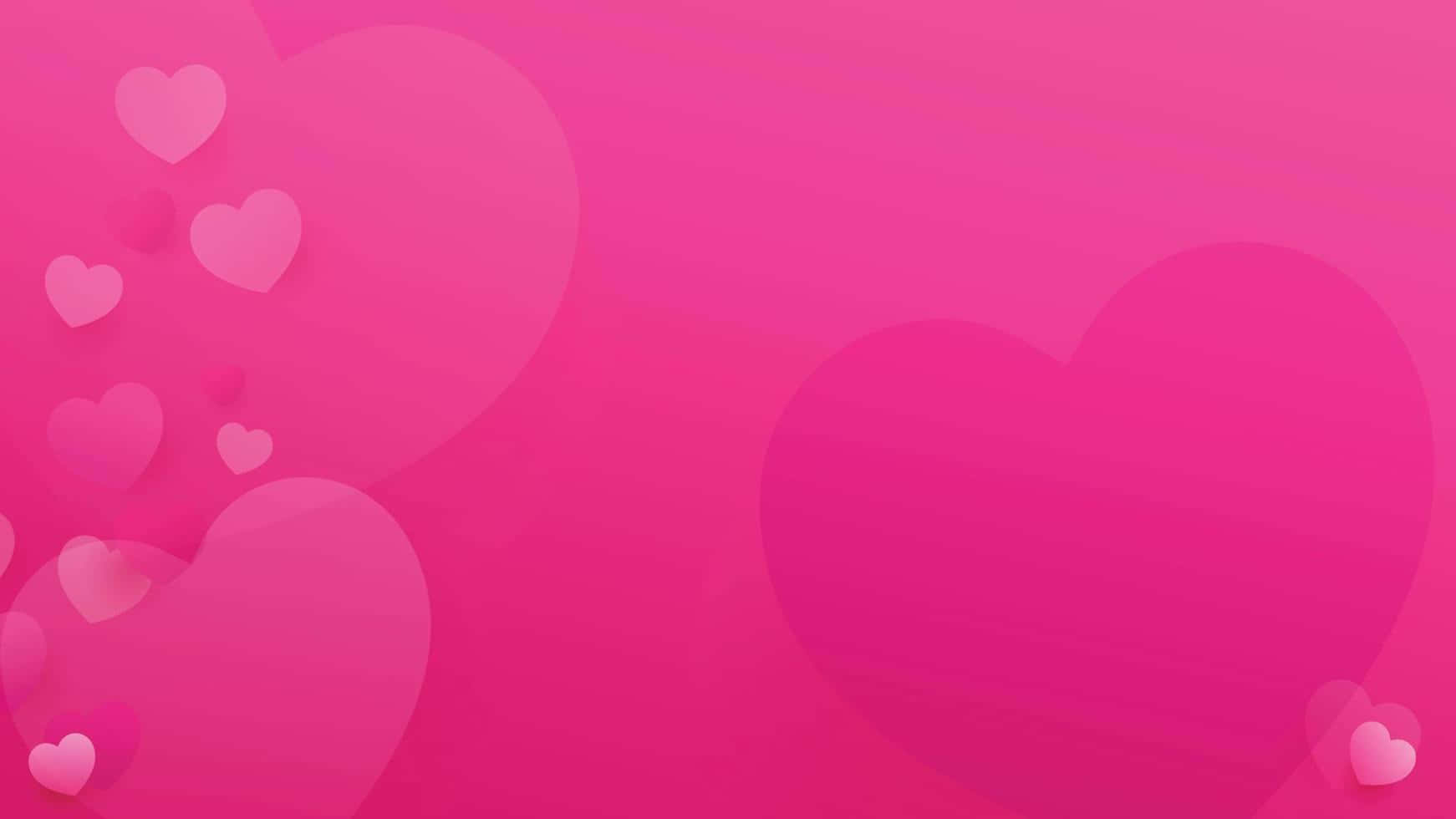 Pink Hearts Gradient Background.jpg Wallpaper