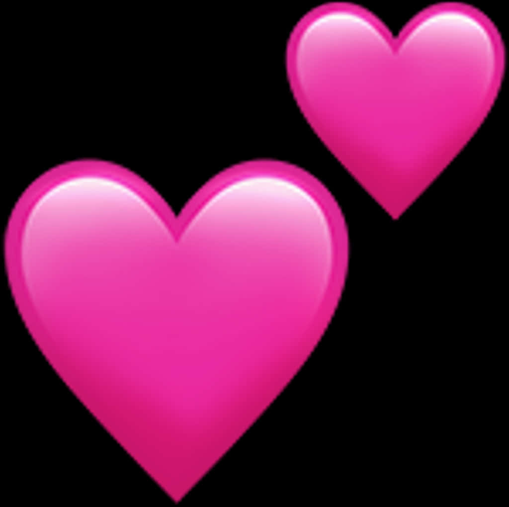 Pink Hearts Graphic PNG