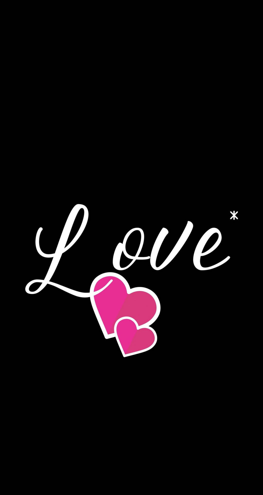 Pink Hearts Love Phone Wallpaper