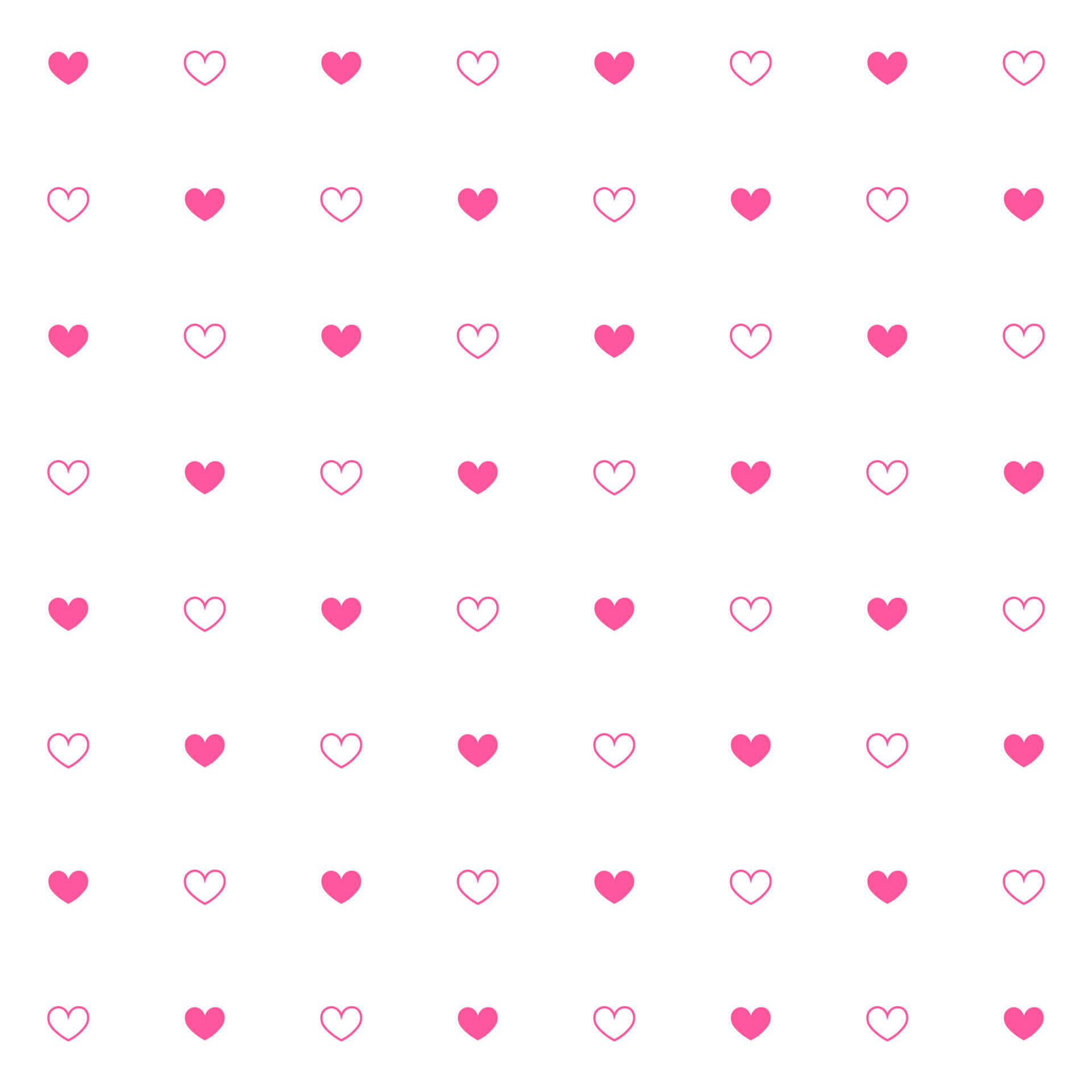 Pink Hearts Pattern Aesthetic Wallpaper