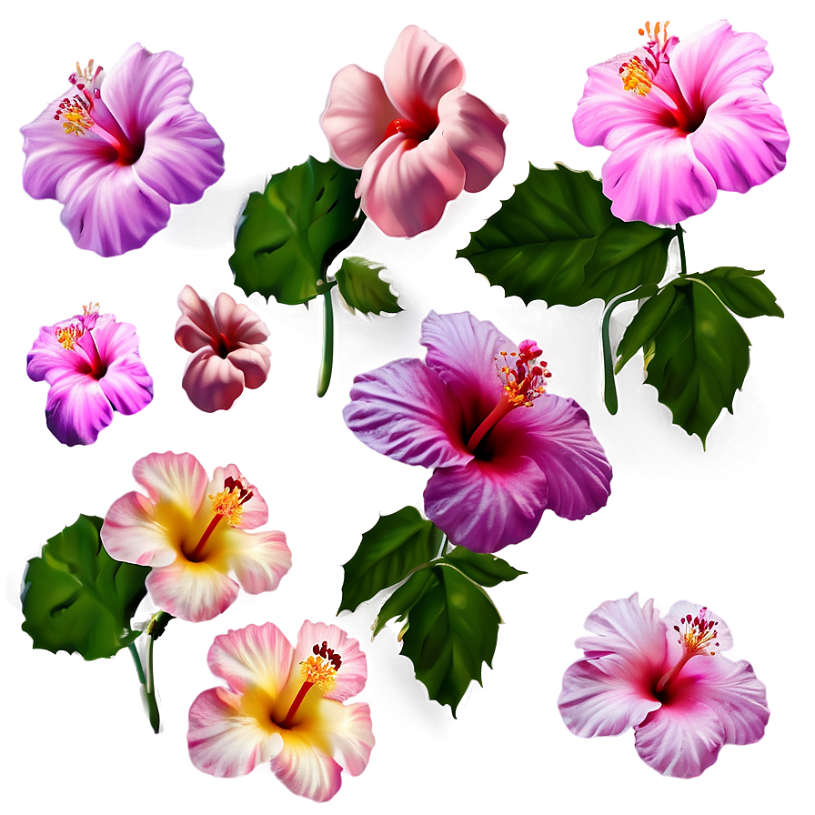 Pink Hibiscus Png Wlx PNG