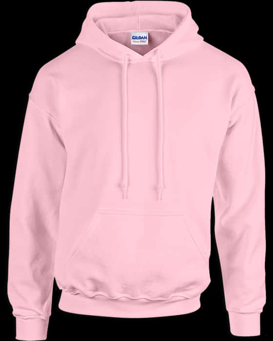 Pink Hoodie Blank Gildan Brand PNG