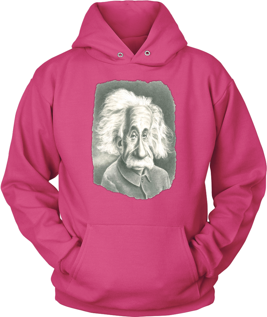 Pink Hoodiewith Iconic Figure Print PNG