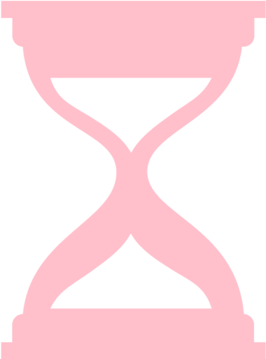 Pink Hourglass Icon PNG