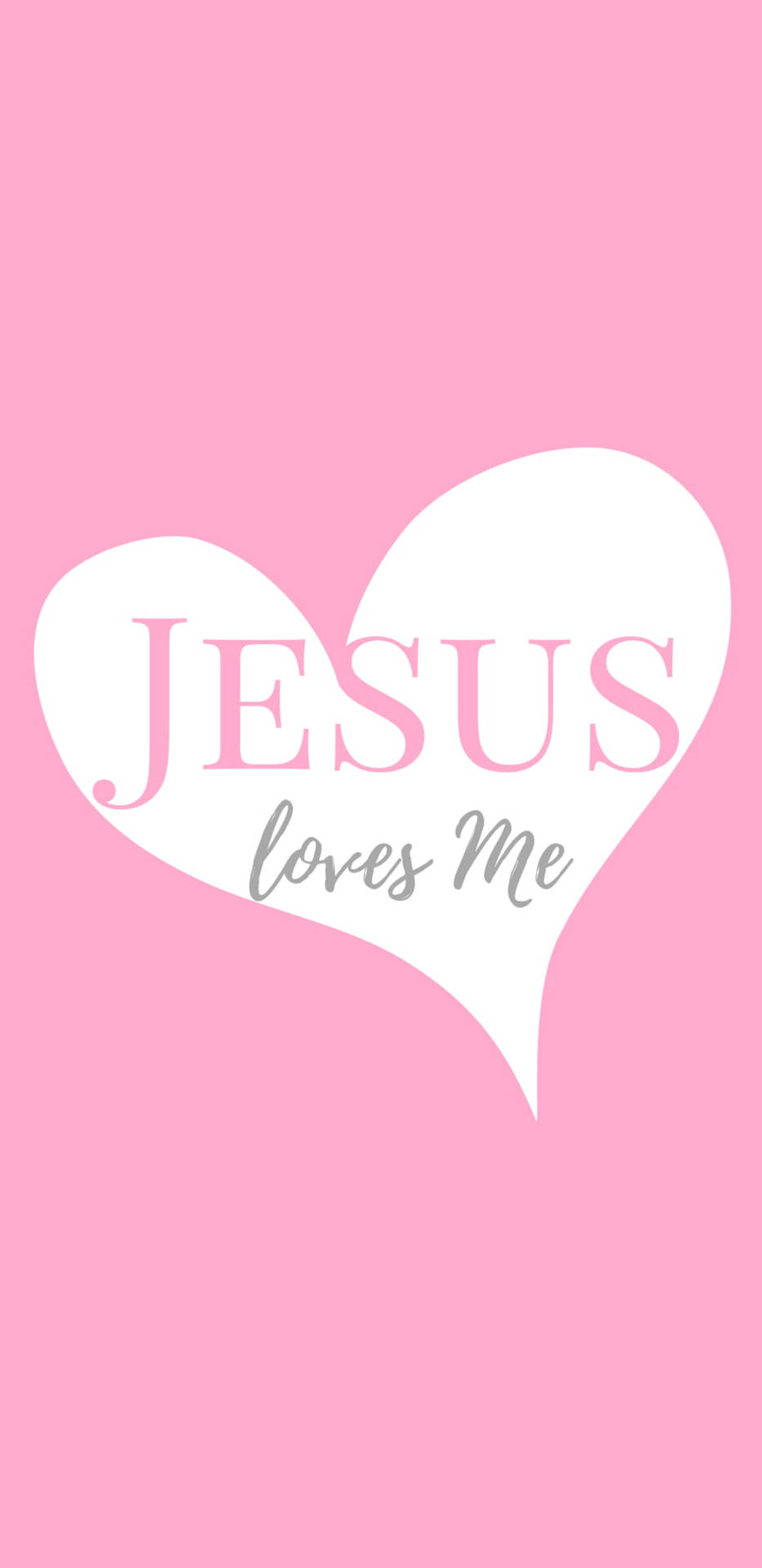 Pink I Love Jesus Iphone Wallpaper