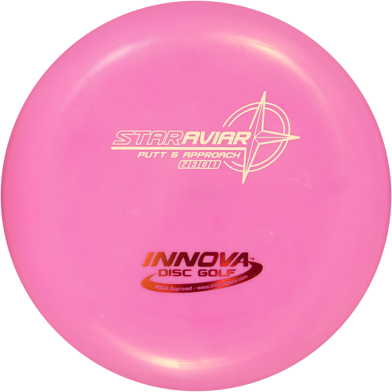 Pink Innova Star Aviar Disc Golf Putter PNG