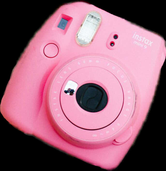 Pink Instant Camera PNG