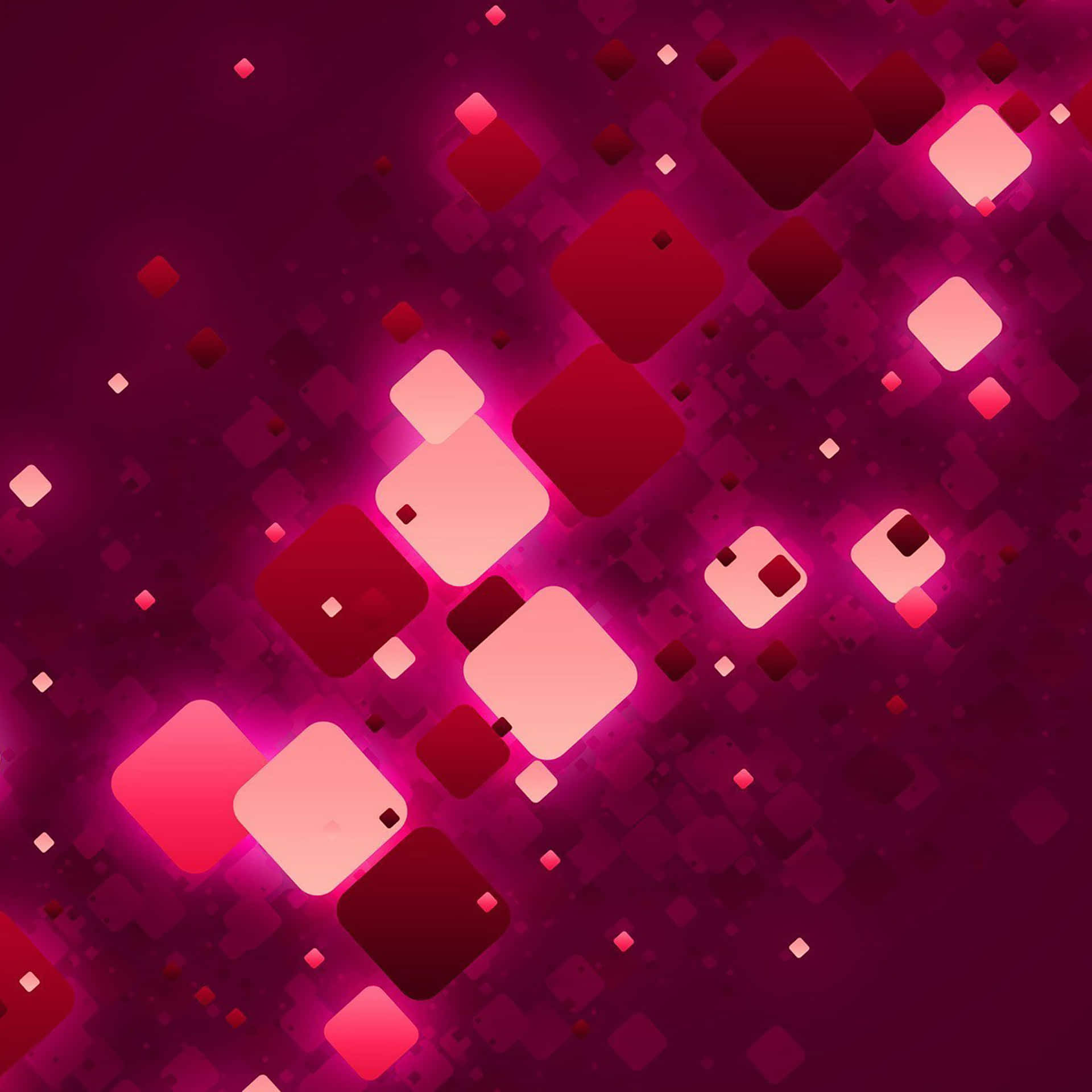 A Pink And Purple Abstract Background With Squares Wallpaper