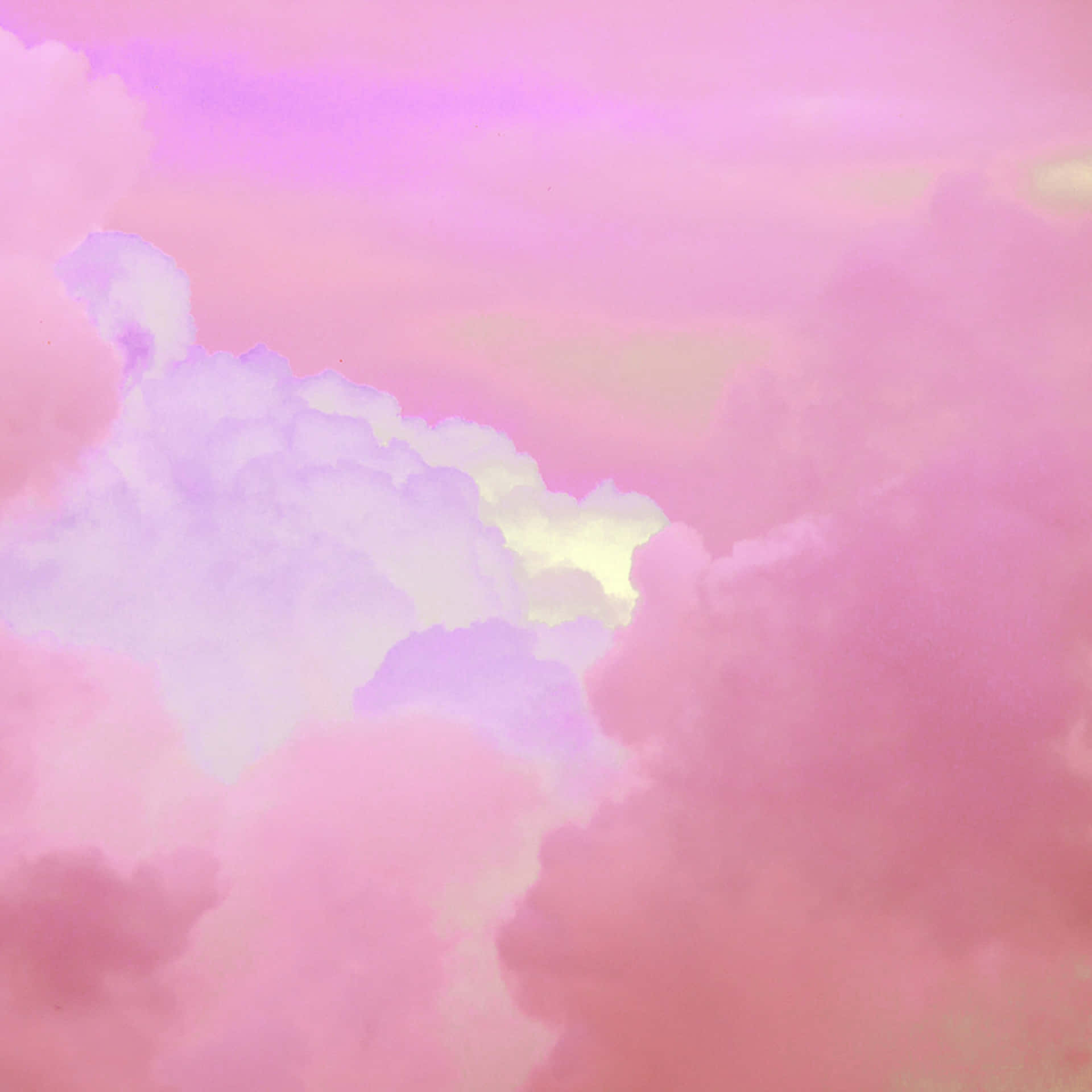 Pink skyer i himlen Wallpaper