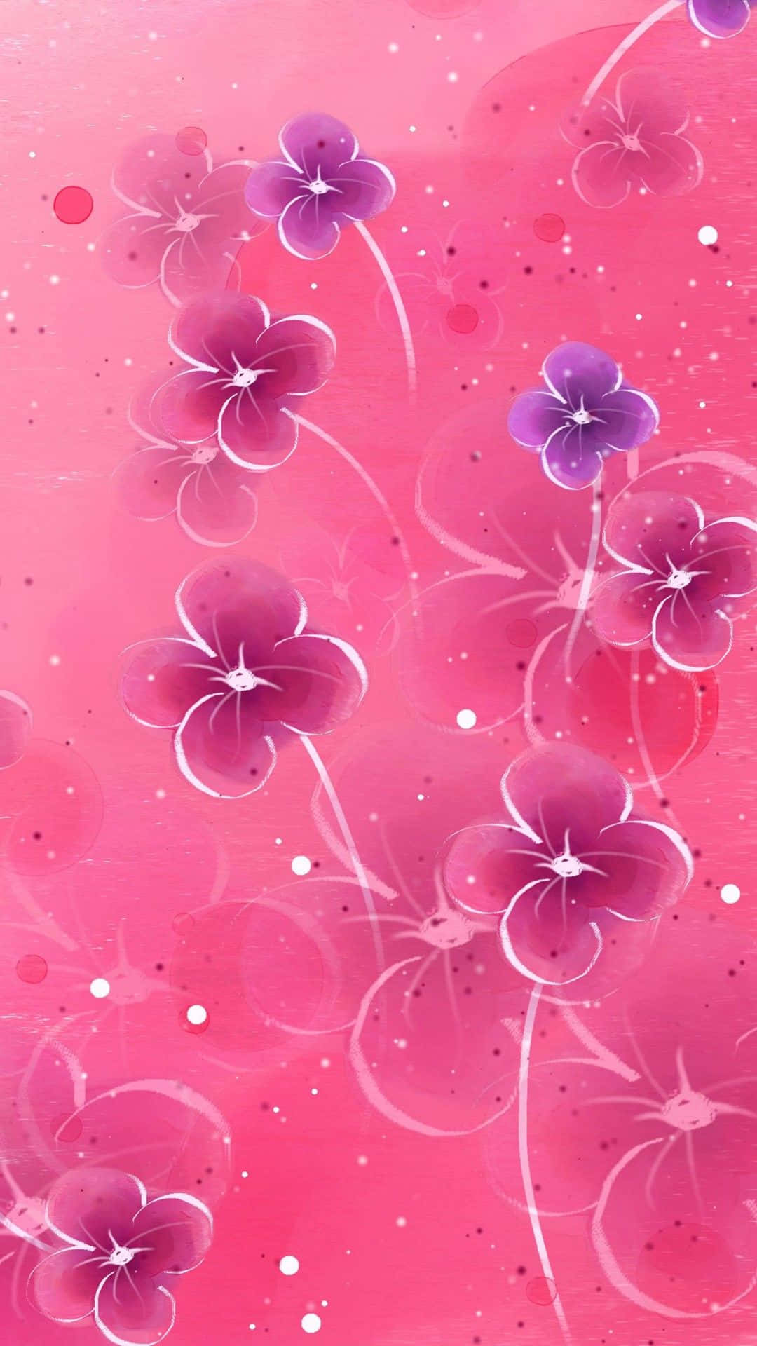 Mesmerizing Pink Gradient iPhone Background