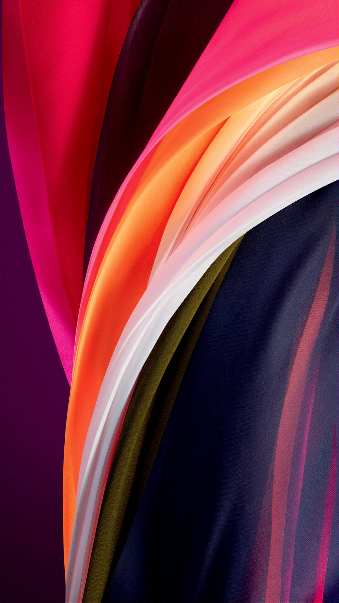 Pink Iphone Xr Vibrat Wave Art Wallpaper