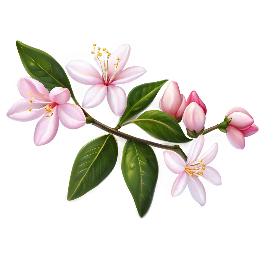 Pink Jasmine Flowers Png 05242024 PNG