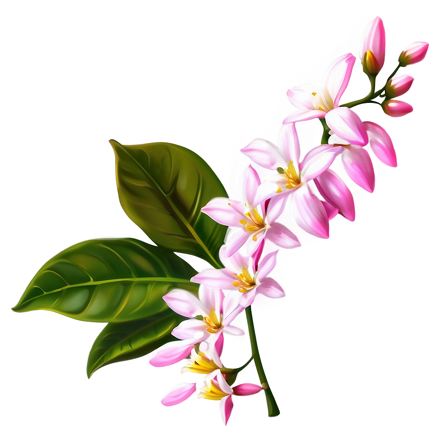 Pink Jasmine Flowers Png 05242024 PNG