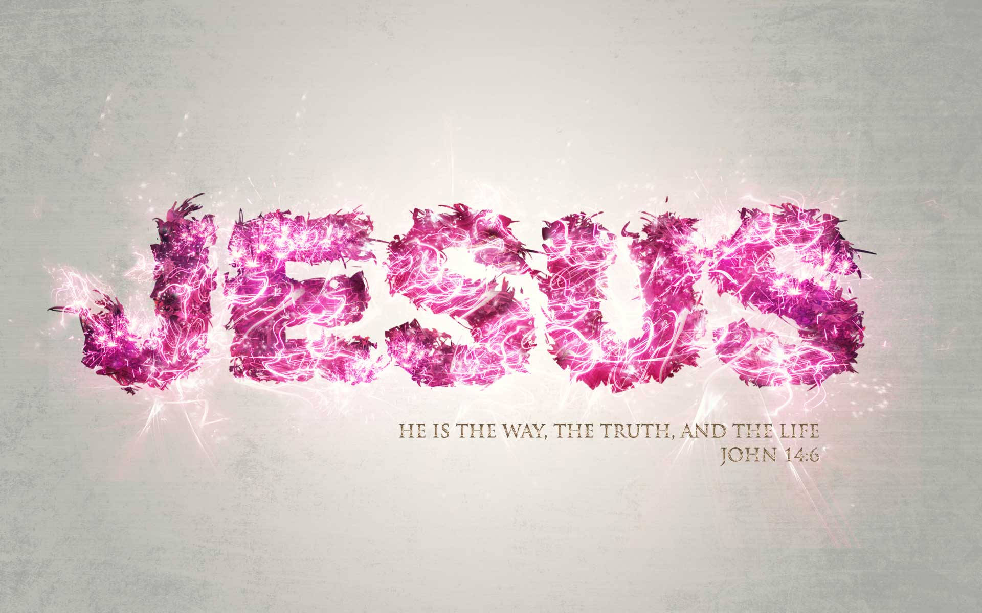 Pink Jesus Quotes Wallpaper