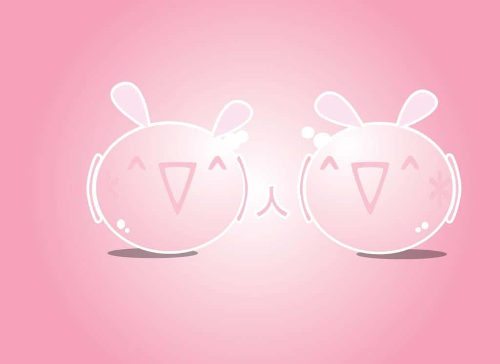 Cute and Adorable Pink Kawaii Background