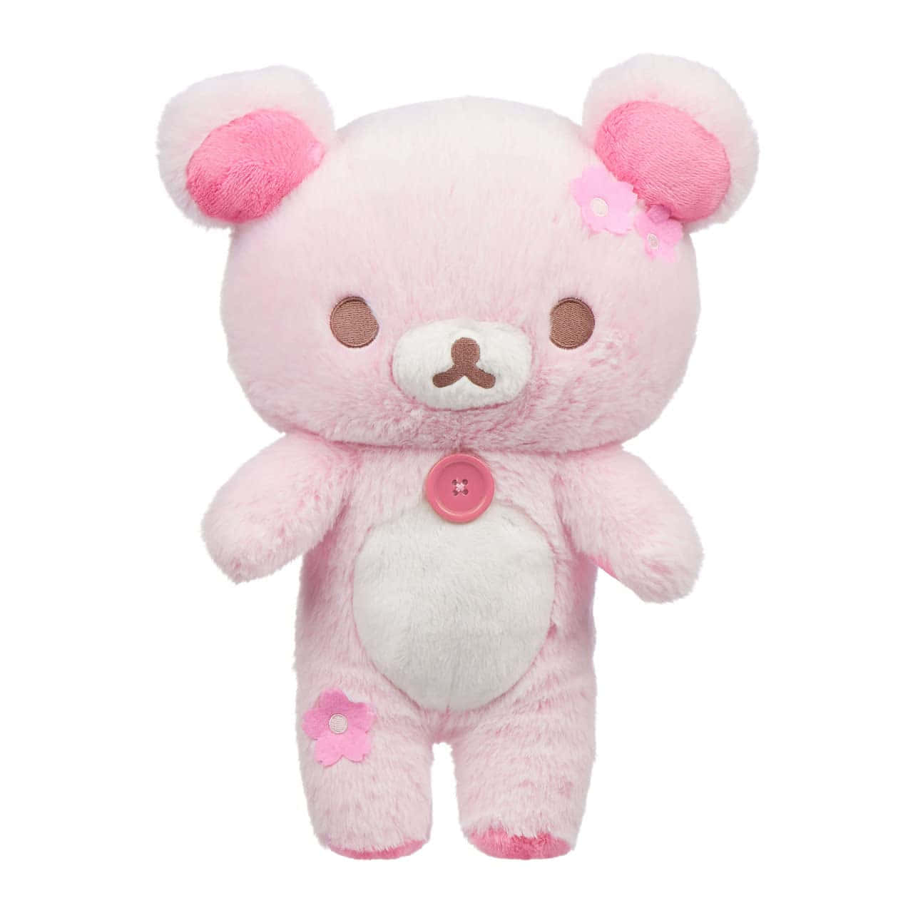 Pink Korilakkuma Plush Toy Wallpaper