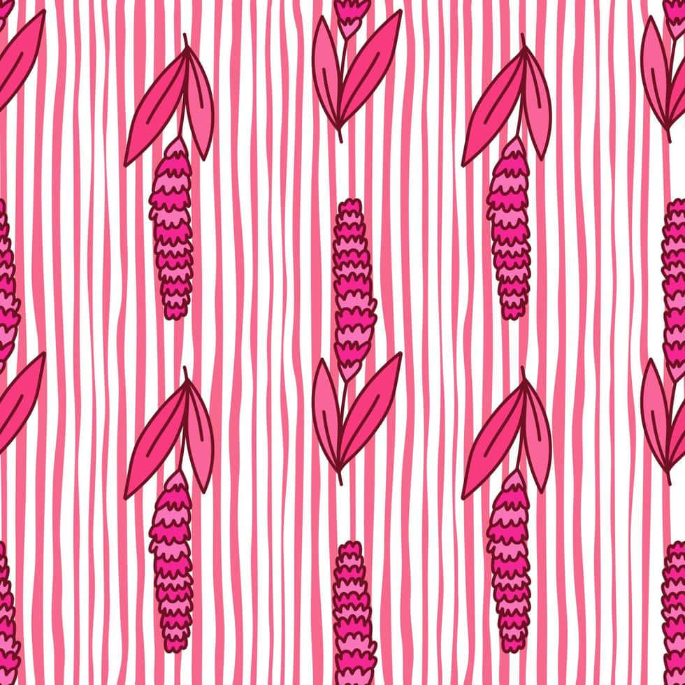 Pink Lavender Pattern Background Wallpaper