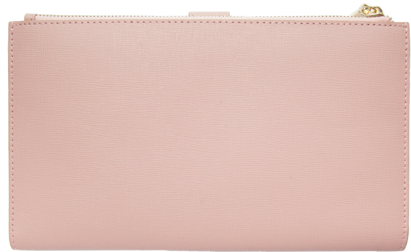 Pink Leather Wallet Isolated PNG