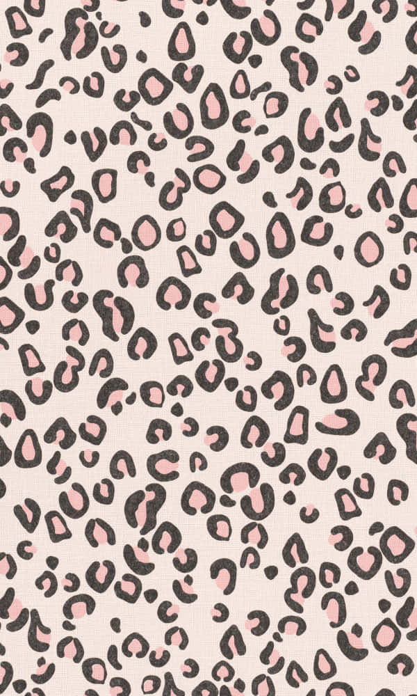 A bold Pink Leopard Print Wallpaper