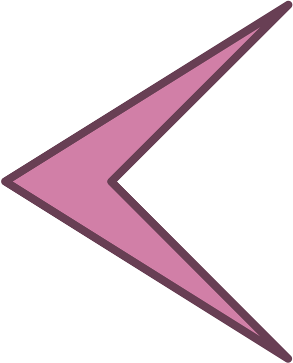 Pink Lightning Bolt Graphic PNG