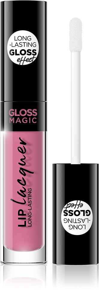 Pink Lip Gloss Long Lasting Effect PNG