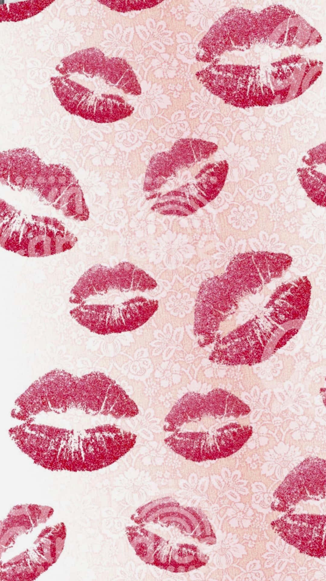 Captivating Pink Lips Wallpaper