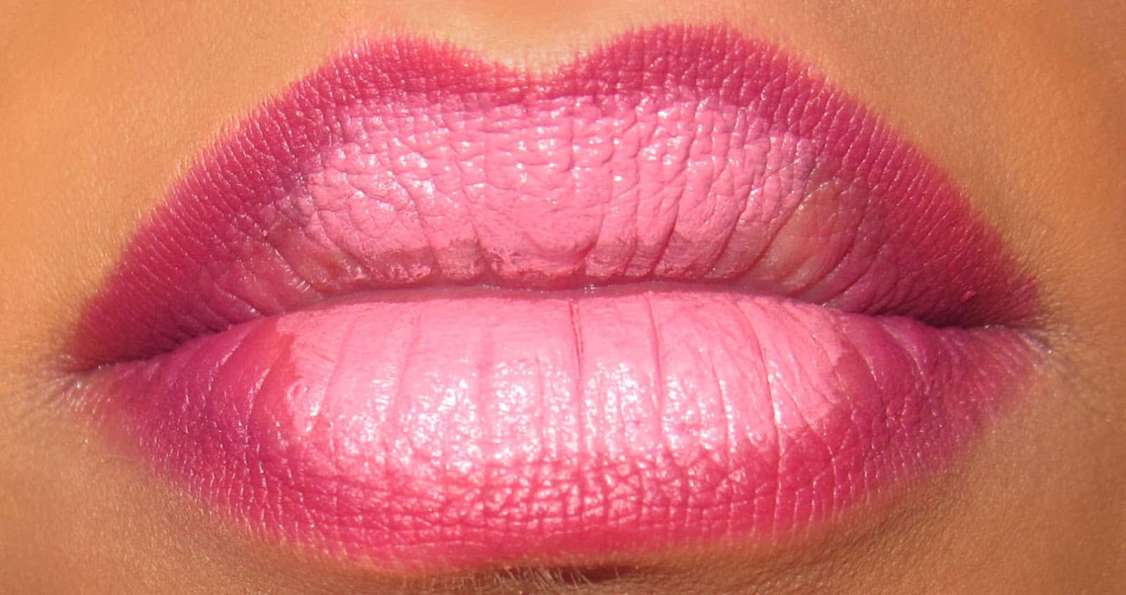Beautiful Pink Lips Up Close Wallpaper