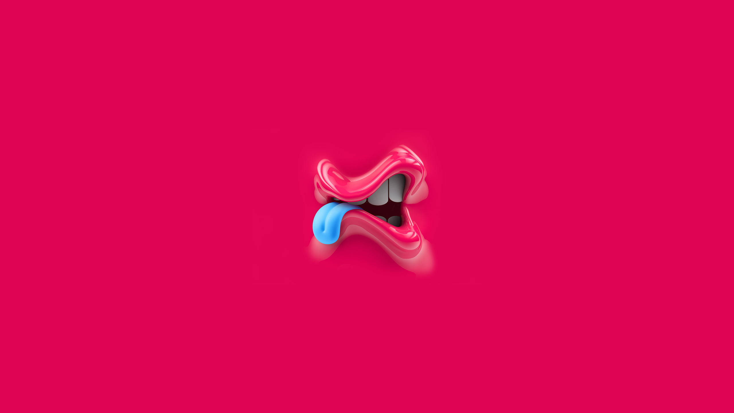Pink Lips 3d Android Phone Wallpaper