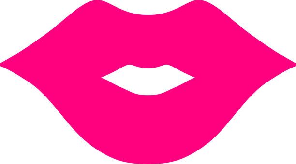 Pink Lips Graphic PNG