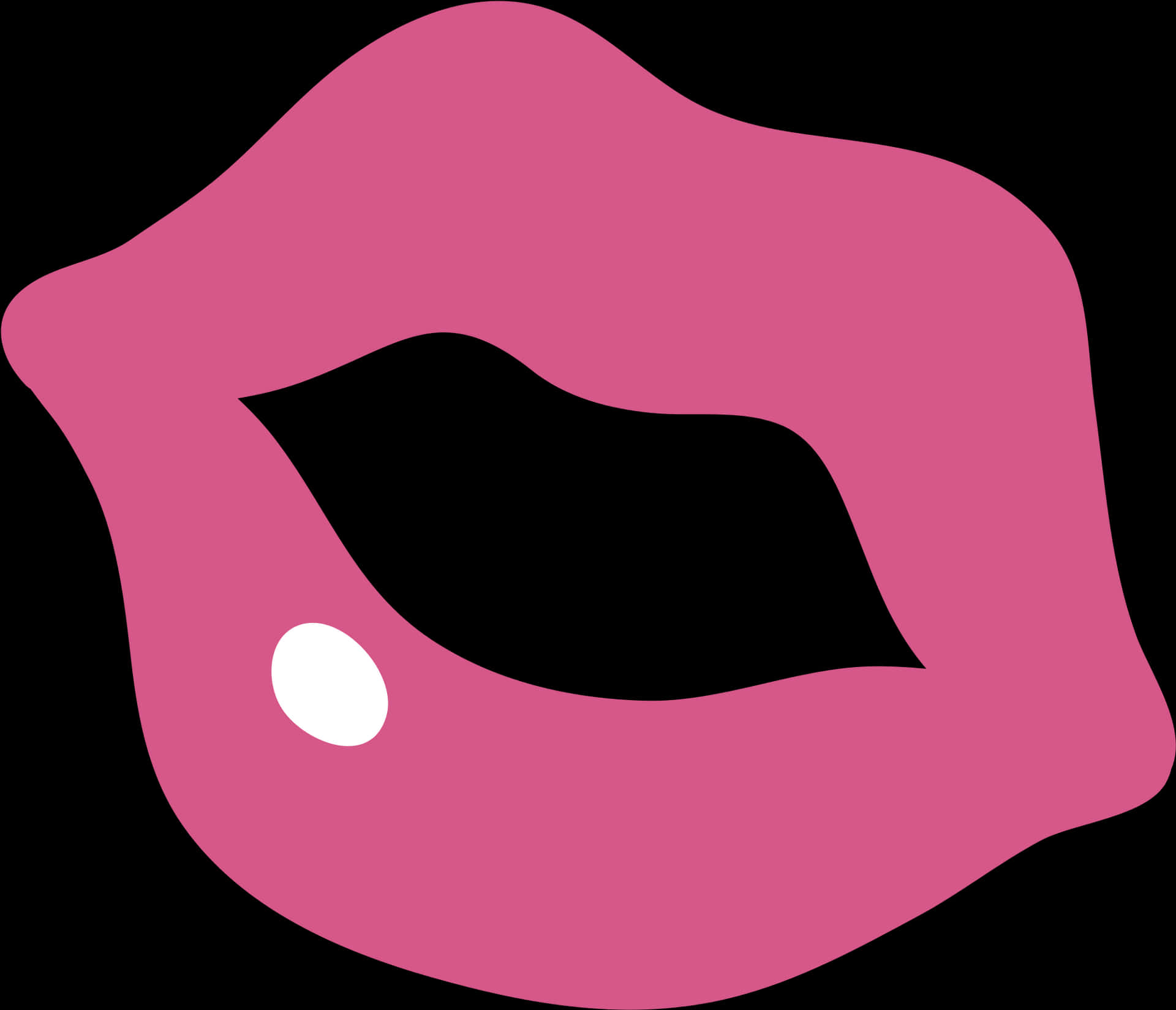 Pink Lips Icon PNG