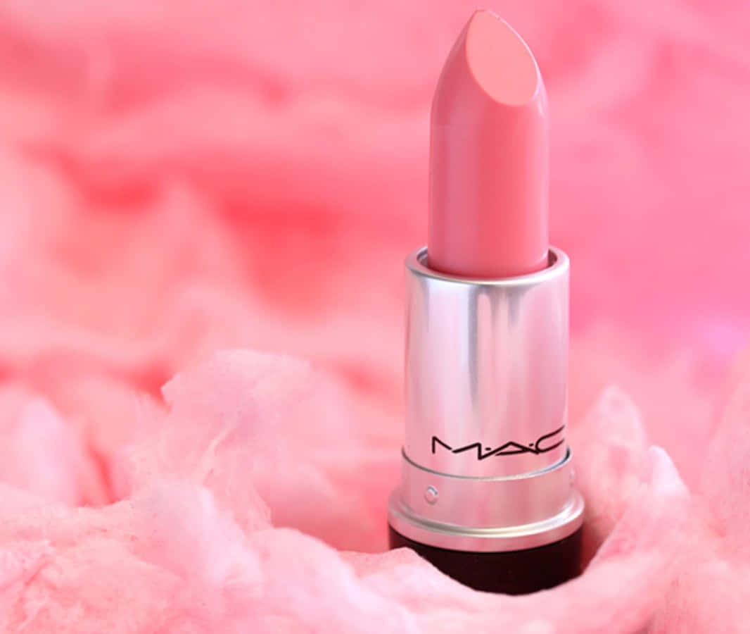 Captivating Pink Lipstick on Lips Wallpaper