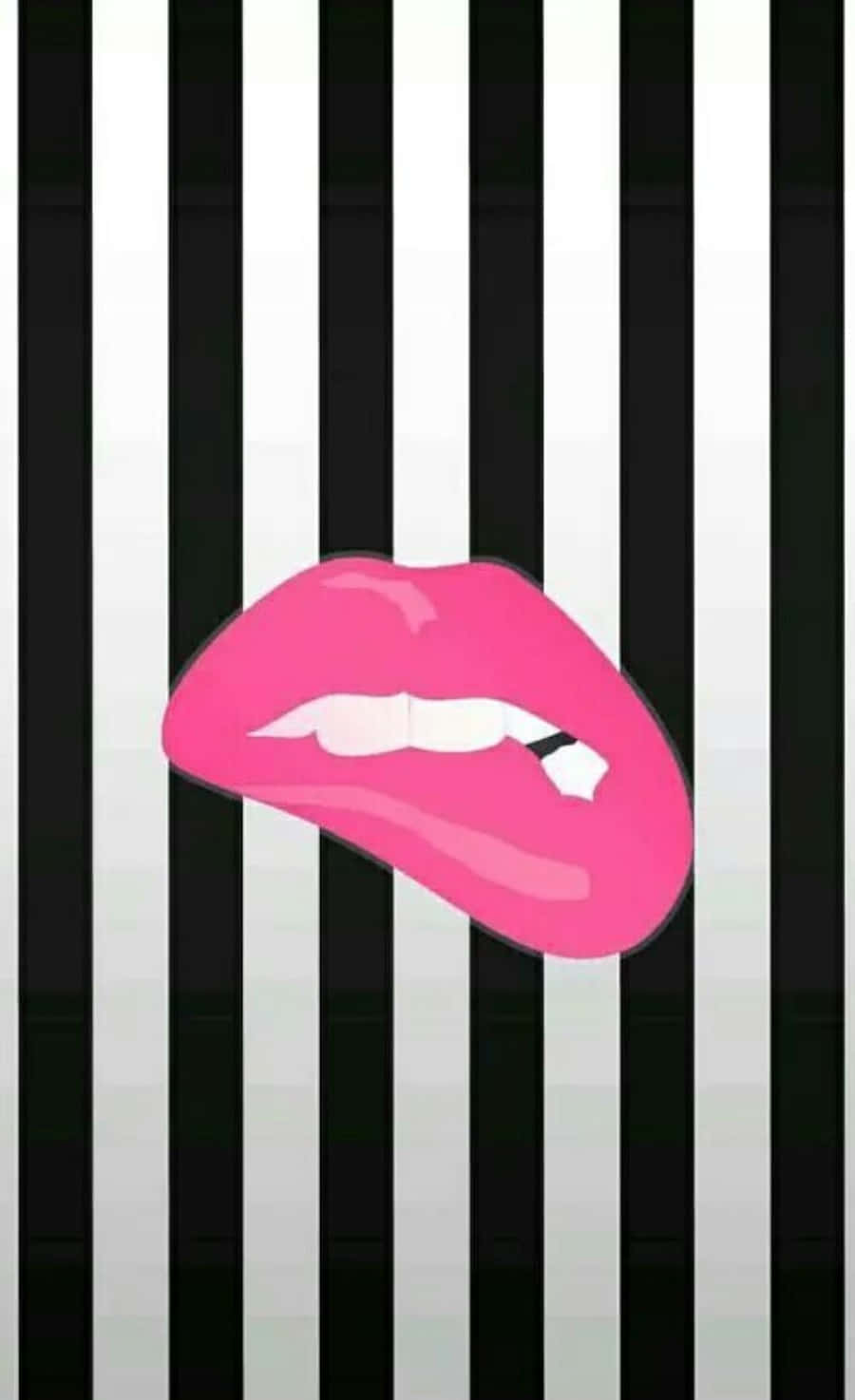 Alluring Pink Lipstick Wallpaper