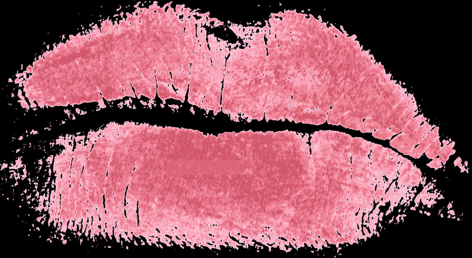 Pink Lipstick Kiss Mark PNG