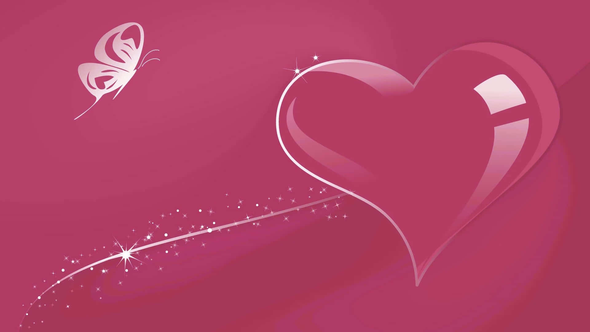 Embrace the Romance with Pink Love Wallpaper