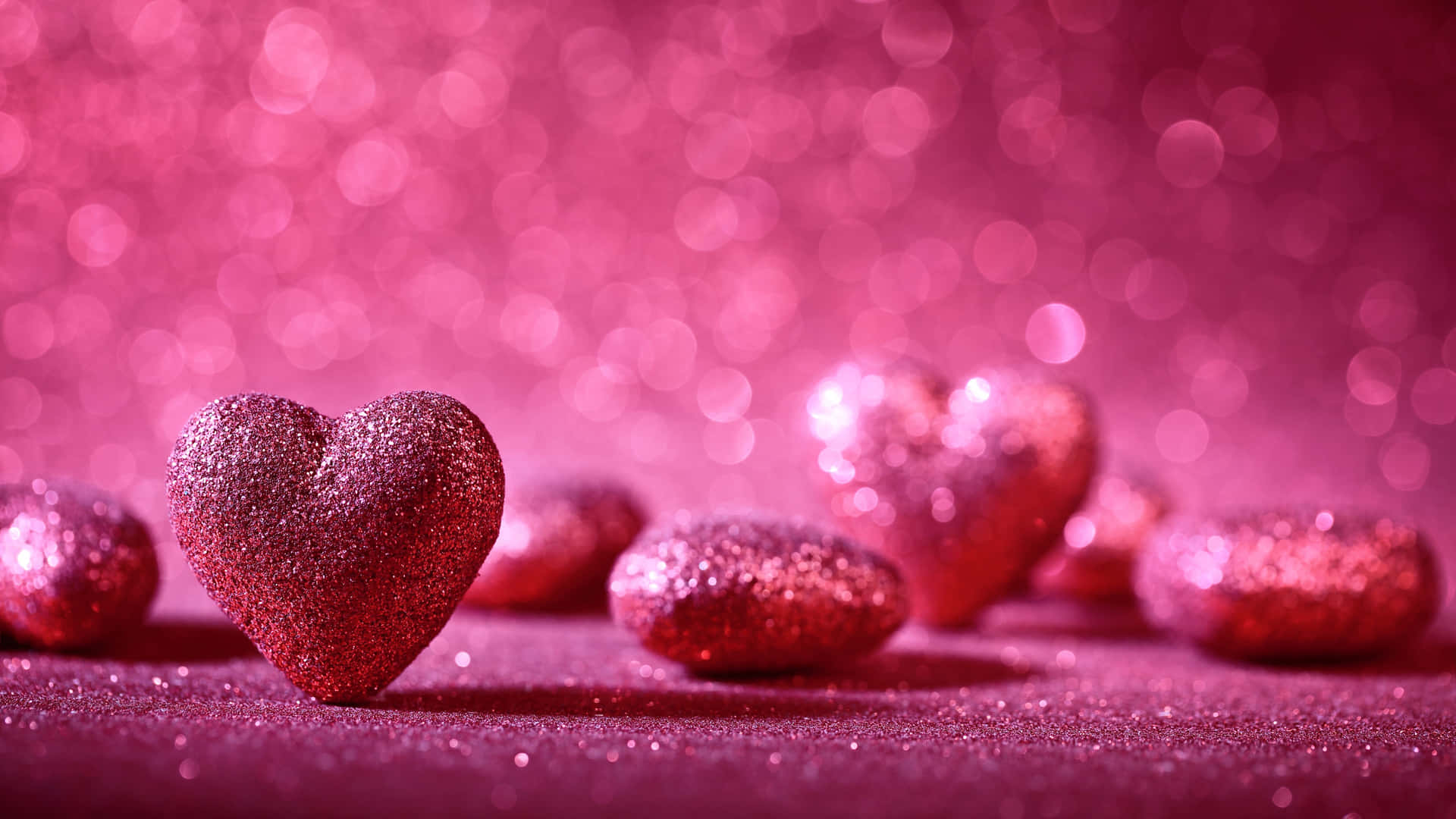 Embrace the Warmth of Pink Love in Ultra HD Wallpaper