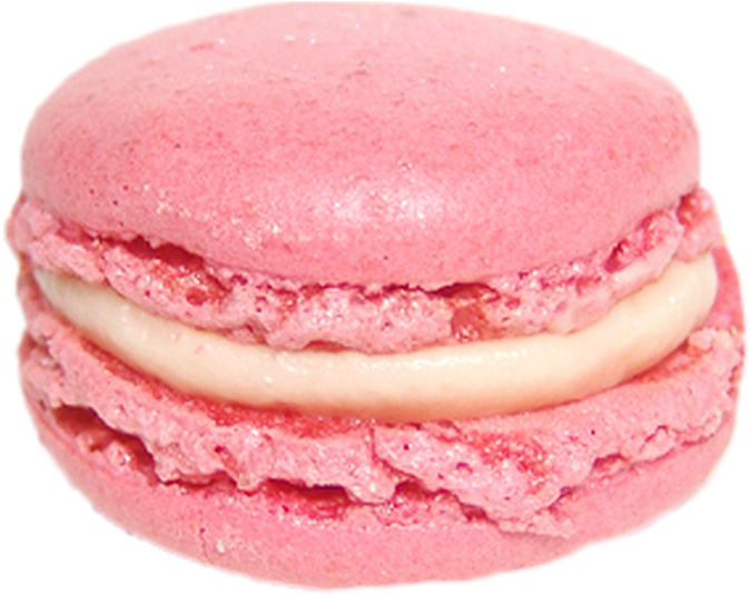 Pink Macaron Delicious Treat PNG