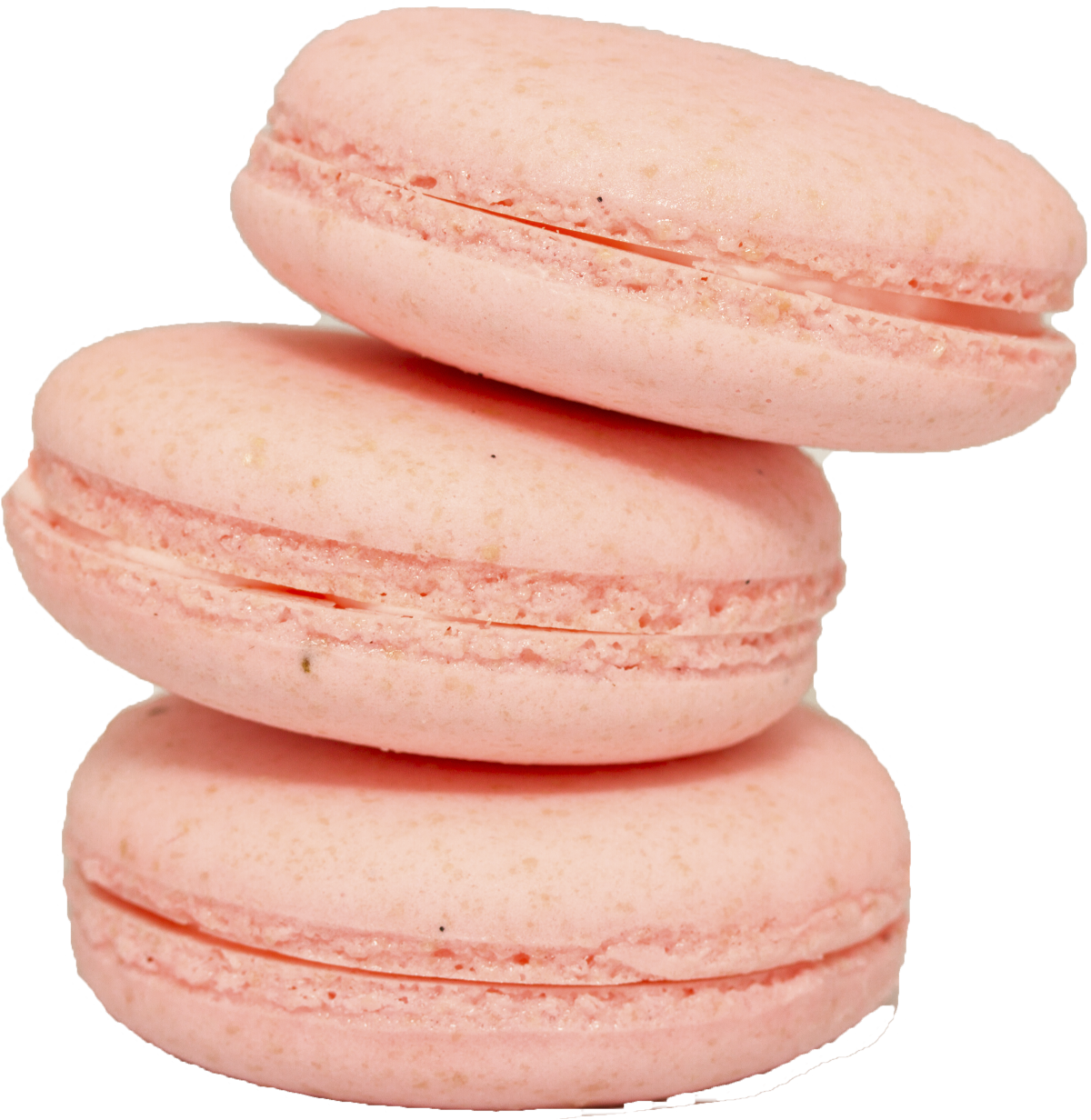 Pink Macarons Stacked PNG