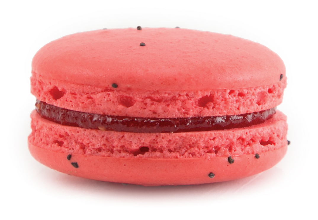 Pink Macaronwith Filling PNG