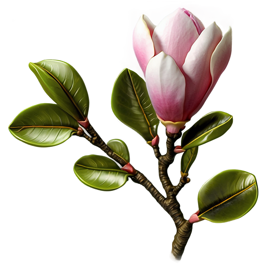 Pink Magnolia Flower Design Png Wfx96 PNG