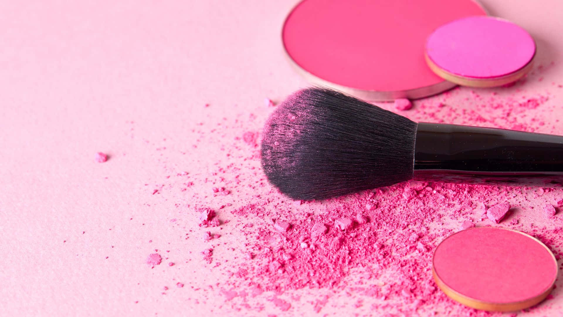 Embrace your elegance with stunning pink makeup Wallpaper