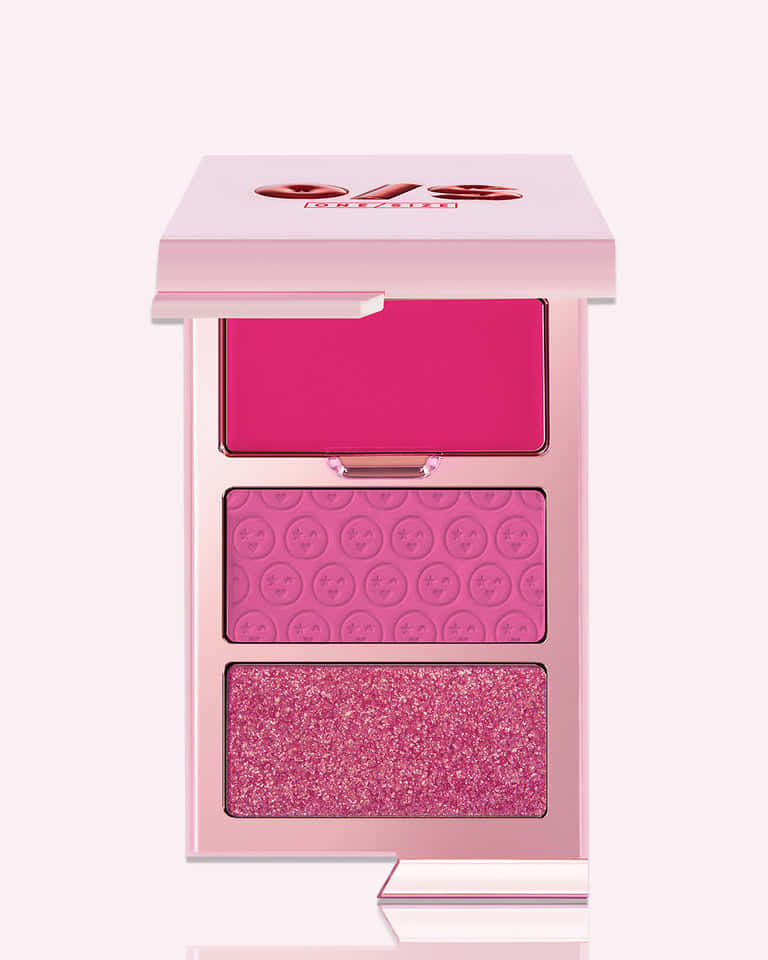 Pink Makeup Palette Product Wallpaper