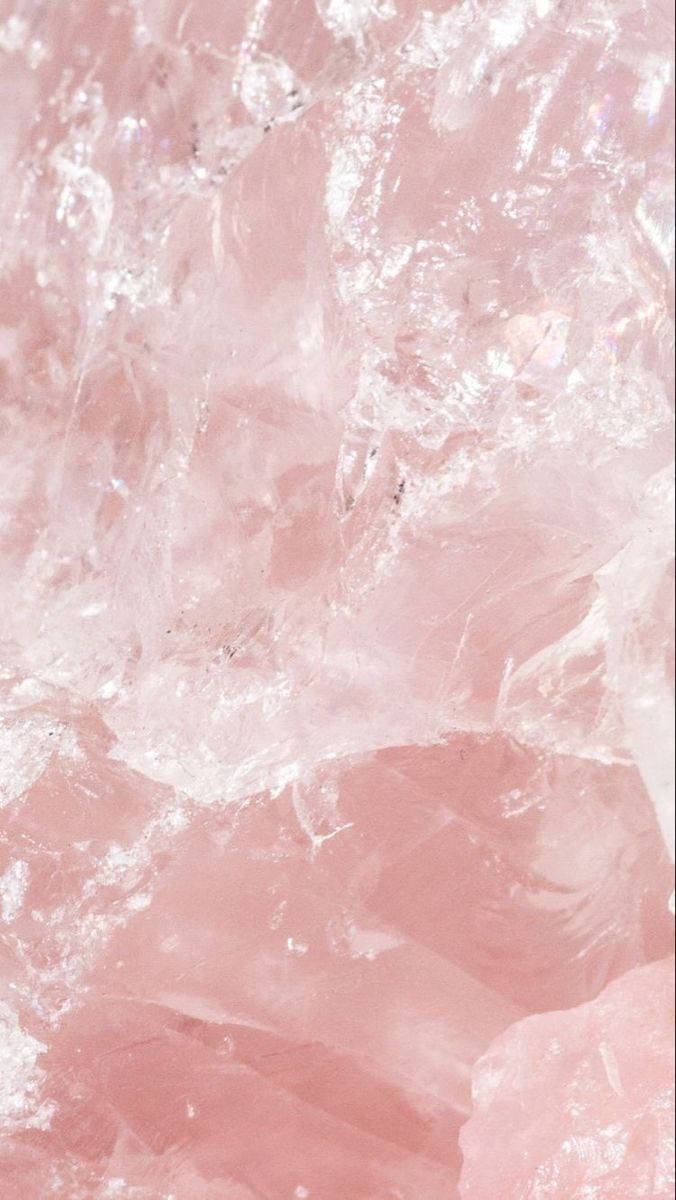 Pink Marble With White Pattern Wallpaper