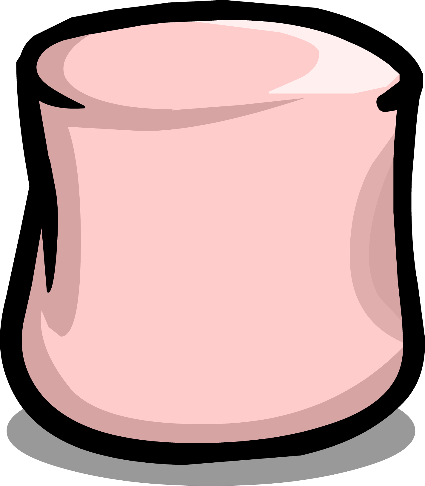 Pink Marshmallow Cartoon PNG
